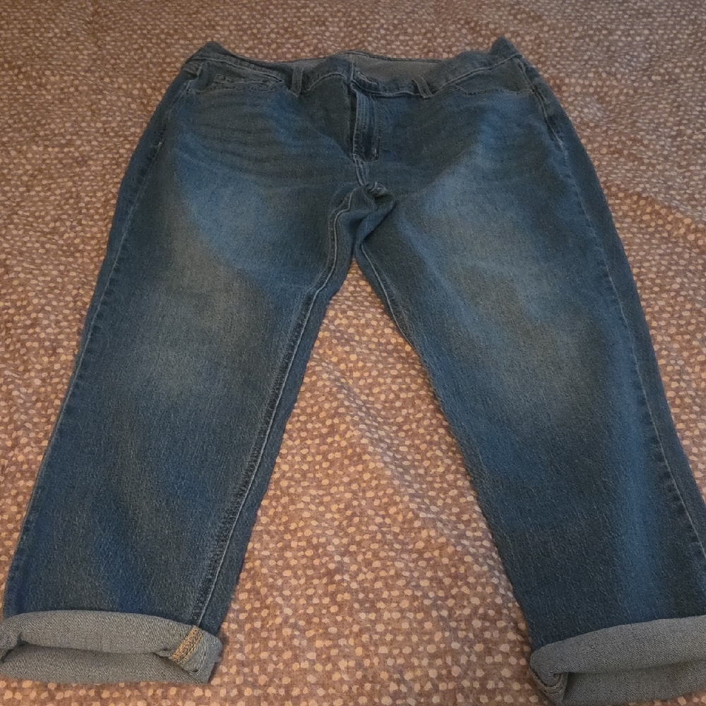 Old Navy Relaxed Fit Boyfriend Jeans - Dark Blue